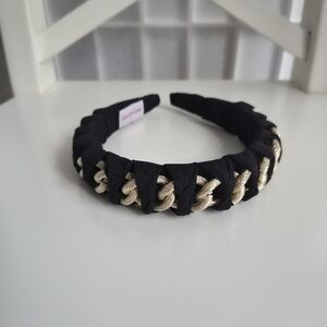 Black Gold Chain Headband